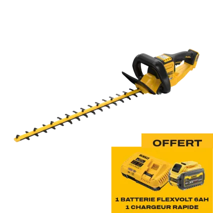 DEWALT Taille-haies &agrave; batterie DEWALT DCMHT573 - Starter pack offert