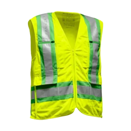 PFANNER Gilet PFANNER ZIPP4FIT - Jaune vert