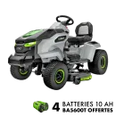 Tracteur tondeuse à batterie EGO TR4201E