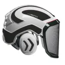 Casque Protos® Integral Forest (Blanc et Gris carbone)