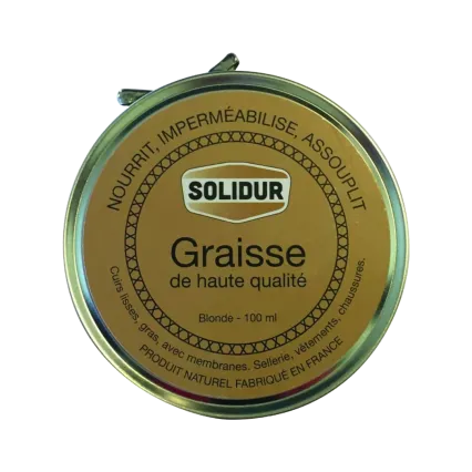 SOLIDUR Graisse imperméabilisante pour cuir SOLIDUR