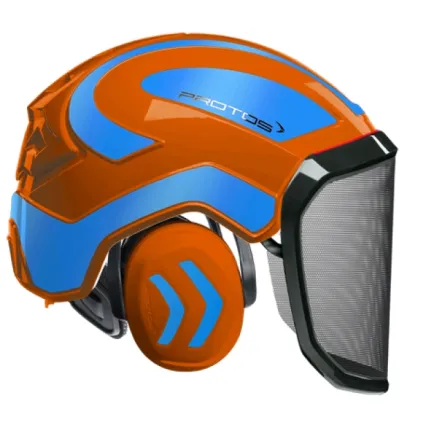 PROTOS Casque Protos® Integral Forest (Orange et Bleu Reflex)