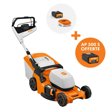 STIHL Pack promo AP 300 S - Tondeuse &agrave; batterie STIHL RMA 453 PV