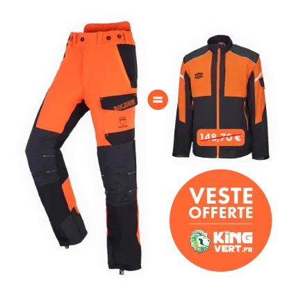 SOLIDUR Pantalon anti-coupure SOLIDUR INFINITY - Classe 1 - Type A - Orange