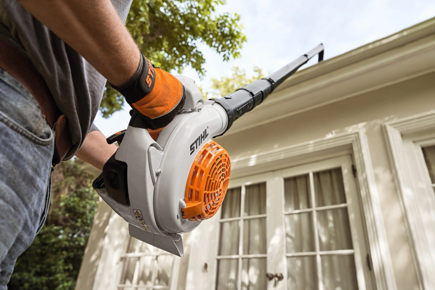 Kit gouttière STIHL pour souffler la saleté et les feuilles