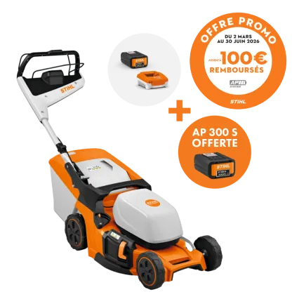 STIHL Pack promo AP 300 S - Tondeuse &agrave; batterie STIHL RMA 448 PV