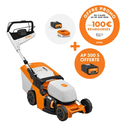 STIHL Pack promo AP 300 S - Tondeuse &agrave; batterie STIHL RMA 443 PV