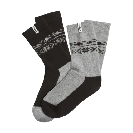STIHL Lot de 2 chaussettes XMAS 2021 STIHL