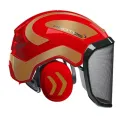 Casque Protos® Integral Forest (Rouge et Or)