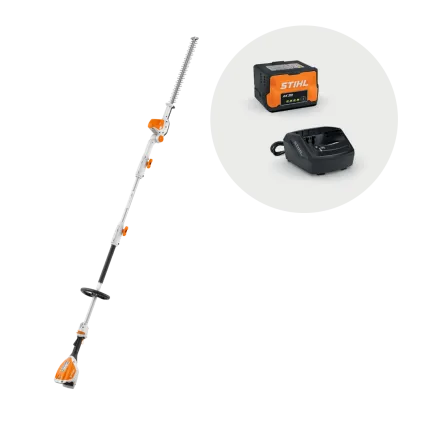 STIHL Taille-haies à batterie sur perche STIHL HLA 56 pack 1 batterie