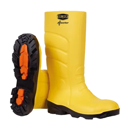 SOLIDUR Bottes de sécurité SOLIDUR ALLWORKER S4 - Jaune