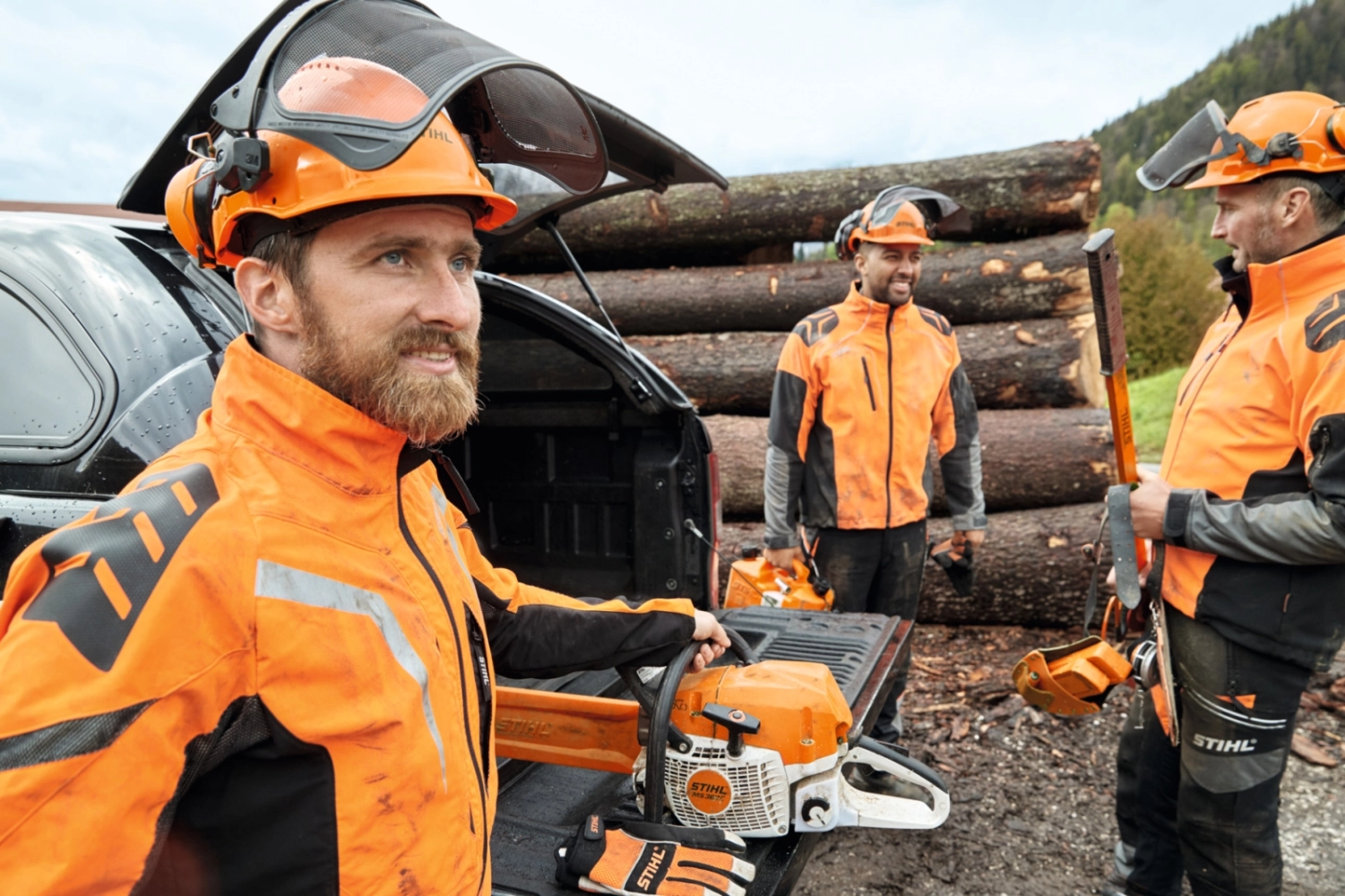 Veste haute visibilité Protect MS Taille M Stihl Anti-coupure