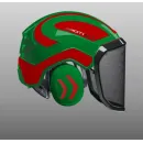 Casque Protos® Integral Forest (Vert et Rouge)