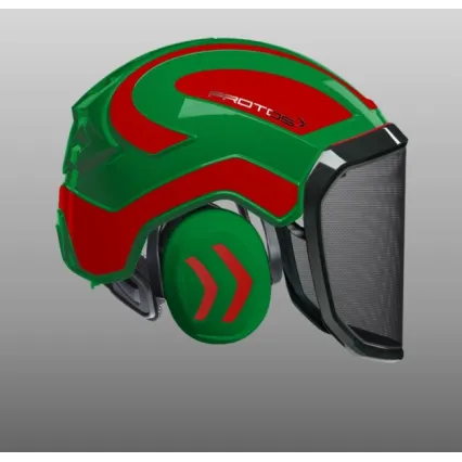 PROTOS Casque Protos® Integral Forest (Vert et Rouge)