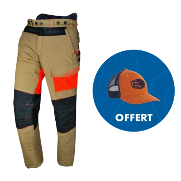 Pantalon anti-coupure SOLIDUR SOFRESH - Classe 1 - Type A