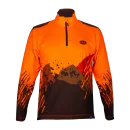 T-Shirt manches longues anti-UV SOLIDUR UPF40+ - Orange