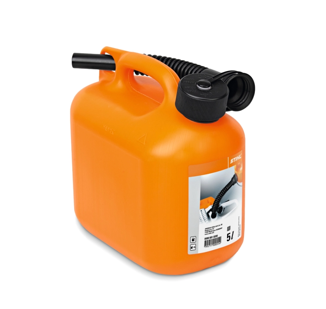 Bidon d'essence orange STIHL - Pour facilité le transport