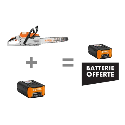 STIHL Pack promo AP 500 S - Tronçonneuse à batterie STIHL MSA 300