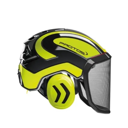 PROTOS Casque Protos® Integral Forest (Noir et Jaune Fluo)