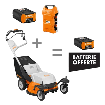 STIHL Pack promo AP 500 S avec ADA 1000 - Tondeuse à batterie STIHL RMA 765 V