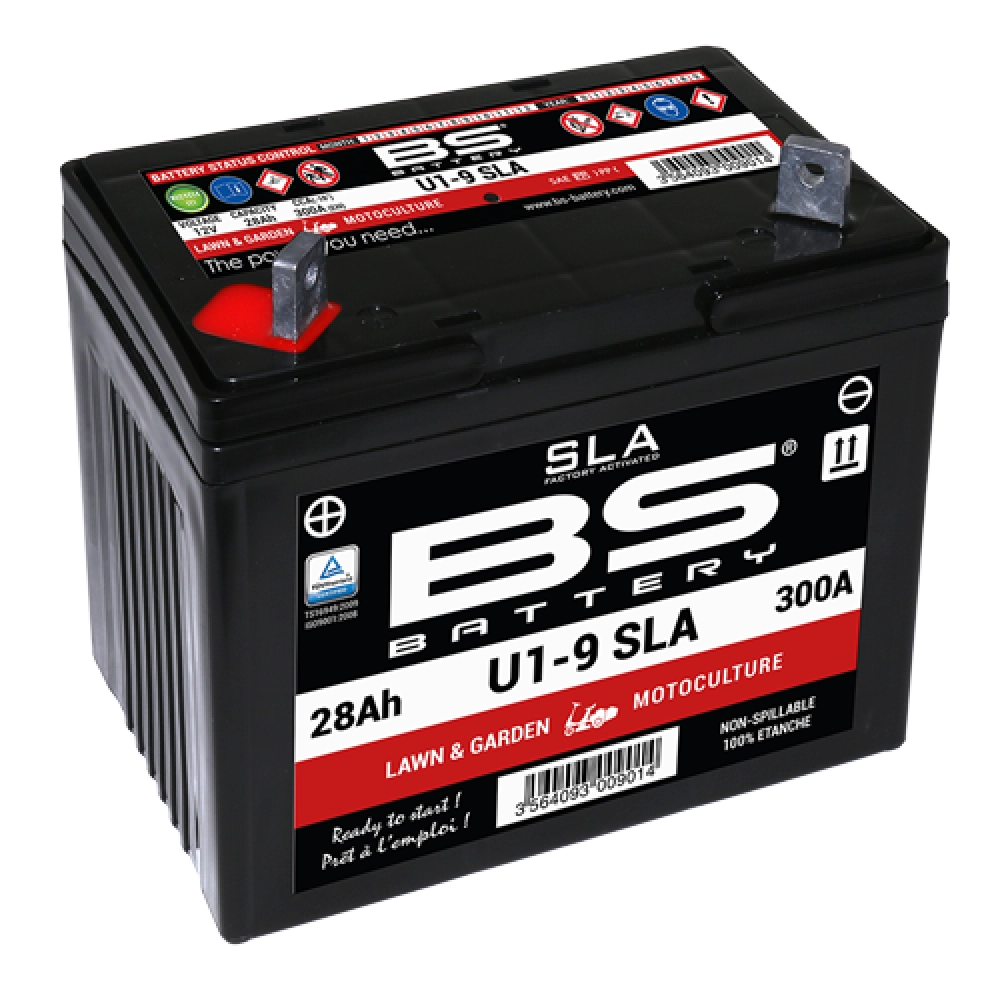 Batterie BS BATTERY U1-9 SLA prête à l'emploi