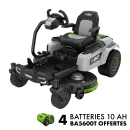 Tracteur tondeuse à batterie EGO ZT4201E-S