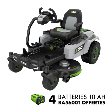 EGO Tracteur tondeuse &agrave; batterie EGO ZT4201E-S