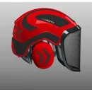 Casque Protos® Integral Forest (Rouge et Gris carbone)