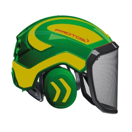 PROTOS Casque Protos® Integral Forest (Vert et Jaune Fluo)