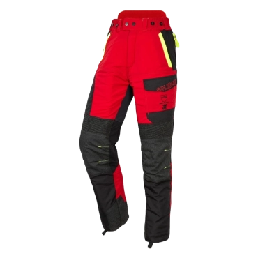 Pantalon anti-coupure SOLIDUR INFINITY - Classe 3 - Type A - Rouge