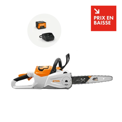 Tronçonneuse à batterie STIHL MSA 80 C-B - Guide 40 ANS TIMBERSPORTS - Pack 1 batterie