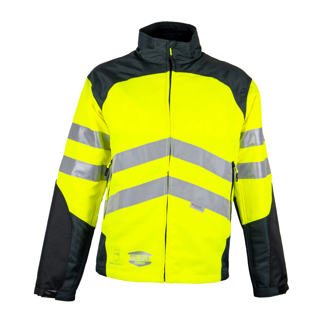 Veste anti-coupure SOLIDUR GLOW - Classe 1 - Type A - Jaune