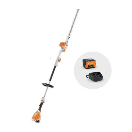STIHL Taille-haies &agrave; batterie sur perche STIHL HLA 56 pack 1 batterie