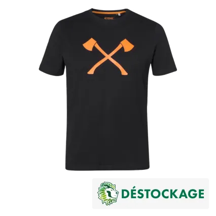 STIHL Déstockage - T-Shirt AXE, homme