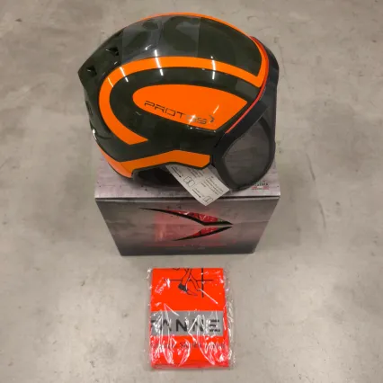 PROTOS Bon plan - Casque Protos® Integral Forest (Olive et Orange néon)