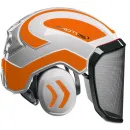 Casque Protos® Integral Forest (Blanc et Orange Fluo)