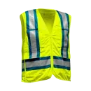 Gilet PFANNER ZIPP4FIT - Jaune bleu