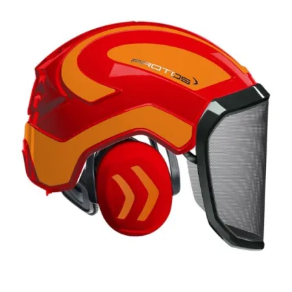 PROTOS Casque Protos® Integral Forest (Rouge et Orange)