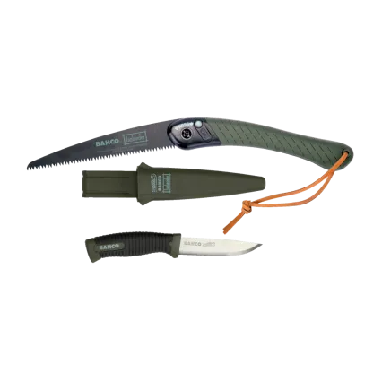 BAHCO Kit scie pliable et couteau Laplander BAHCO LAP-KNIFE