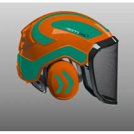 PROTOS Casque Protos® Integral Forest (Orange et Vert)