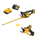 Pack promo DEWALT - Taille-haies DCMHT564N et sécateur DCMPP568N