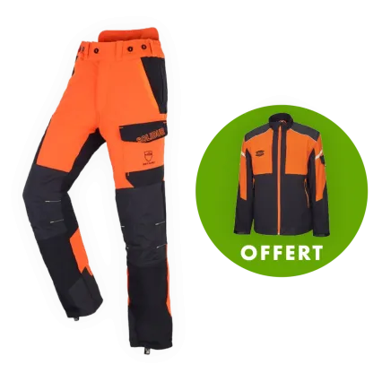 SOLIDUR Pantalon anti-coupure SOLIDUR INFINITY - Classe 1 - Type A - Orange