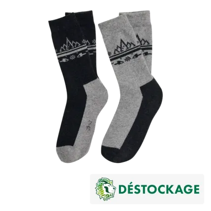 STIHL Déstockage - Lot de 2 chaussettes XMAS 2022 STIHL