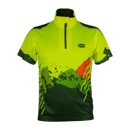 SOLIDUR T-Shirt manches courtes anti-UV SOLIDUR UPF40+ - Jaune