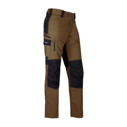 PFANNER Pantalon de travail PFANNER CANFULL ZIPP2ZIPP - Marron/Noir