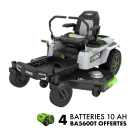 Tracteur tondeuse à batterie EGO ZT5201E-L