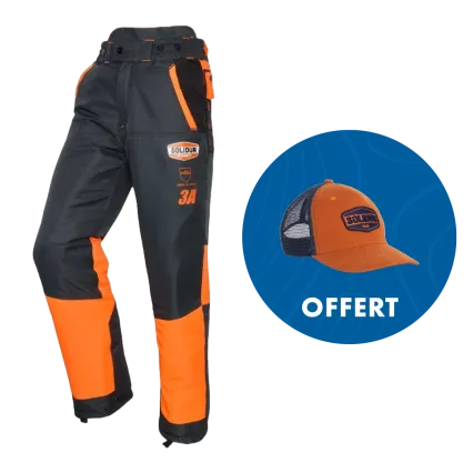Pantalon anti-coupure SOLIDUR AUTHENTIC - Classe 3 - Type A