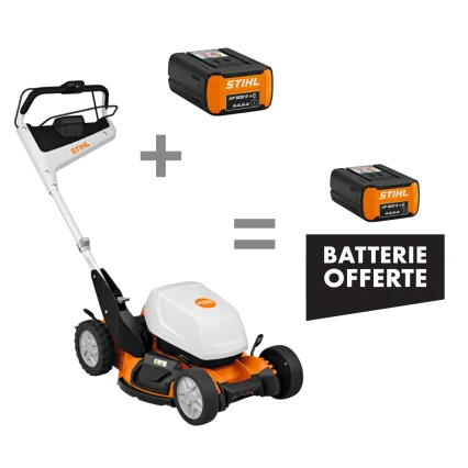 STIHL Pack promo AP 500 S - Tondeuse mulching à batterie STIHL RMA 7 RV
