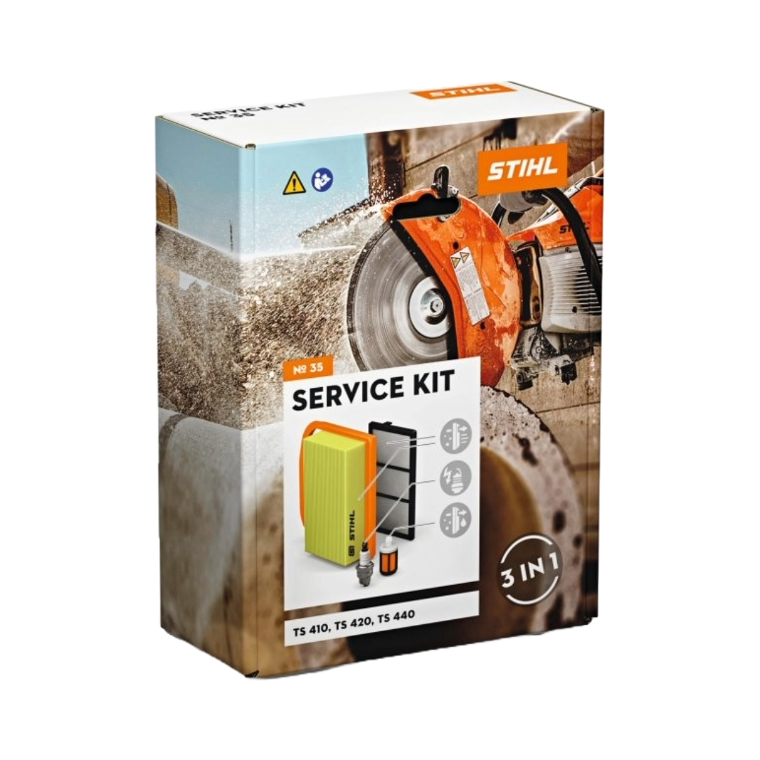 Kit Membrane Filtre Stihl TS 410 TS420 - Filtre à Air Préfiltres Bougie Carburant - Pièces Détachées Scie Tronçonneuse