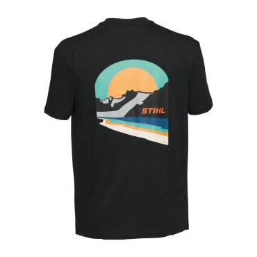 T-Shirt STIHL SUNSET - Noir